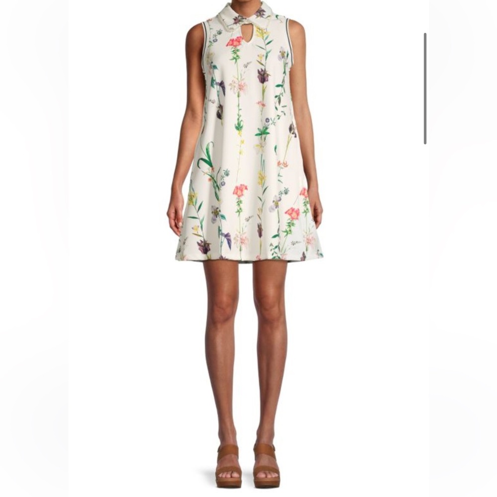 GRACIA
Floral-Print A-Line Dress